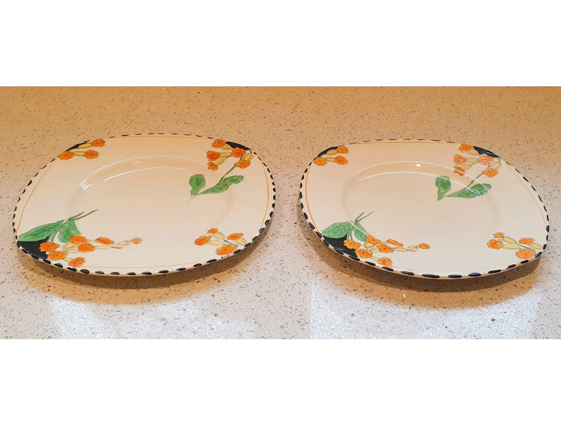 Art Deco Plates, Burleigh ware, Meadowland, 7.5 Inch Plate, Very Good Condition, Made in England, Price is for one Plate