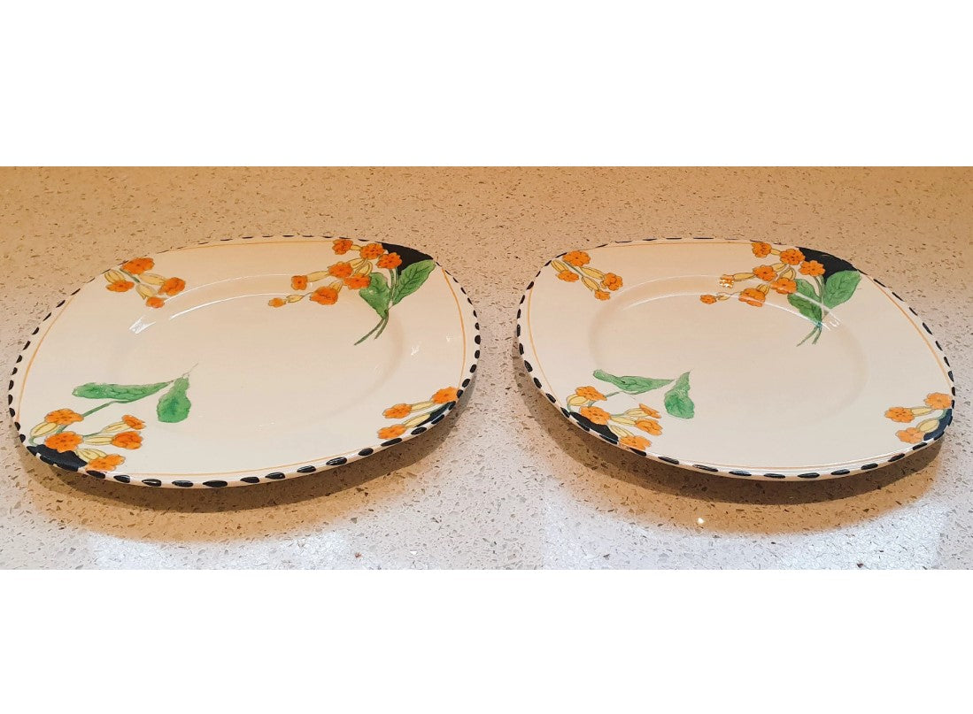 Art Deco Plates, Burleigh ware, Meadowland, 7.5 Inch Plate, Very Good Condition, Made in England, Price is for one Plate