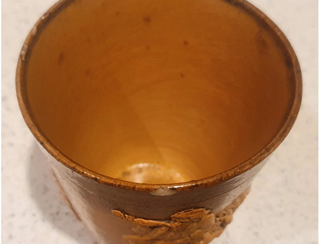 Antique, Doulton Lambeth Stoneware Beaker, 1800s, 19th Century, Victorian Beaker, Victorian Beer Beaker
