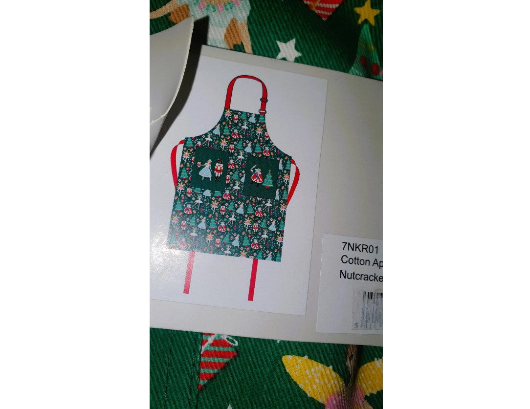 NEW Nutcracker Apron, Nutcracker, Xmas, Christmas, Kitchen, Apron, XL, Christmas, Ulster Weavers