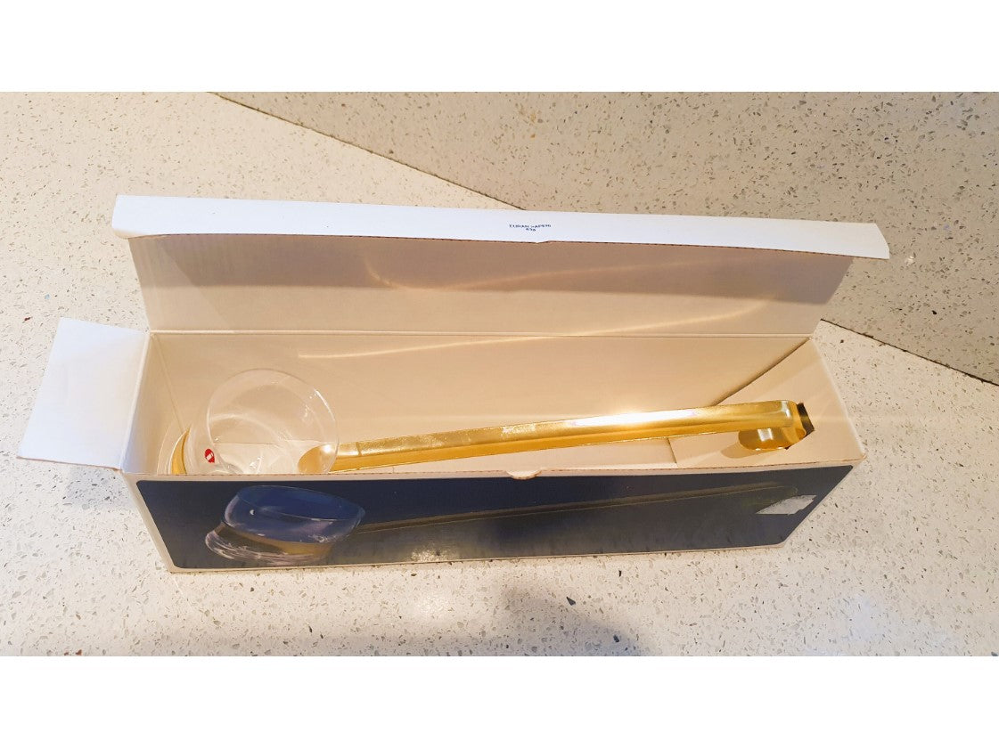 Vintage, Glass Ladle, Iittala i Finland, Glass Ladle, Paula, In original packaging, never used, Immaculate, Rare