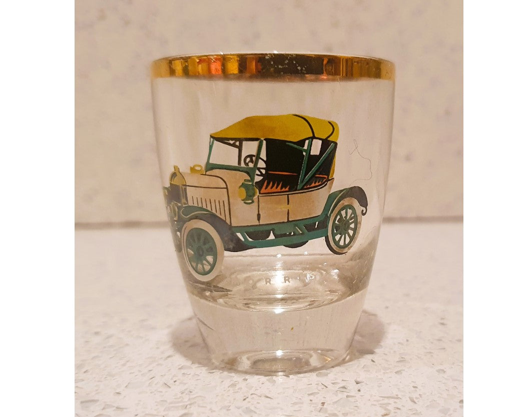Mid century, Vintage Glasses, Vintage Shorts, Shots Glasses, Immaculate condition, boxed, original vintage packaging