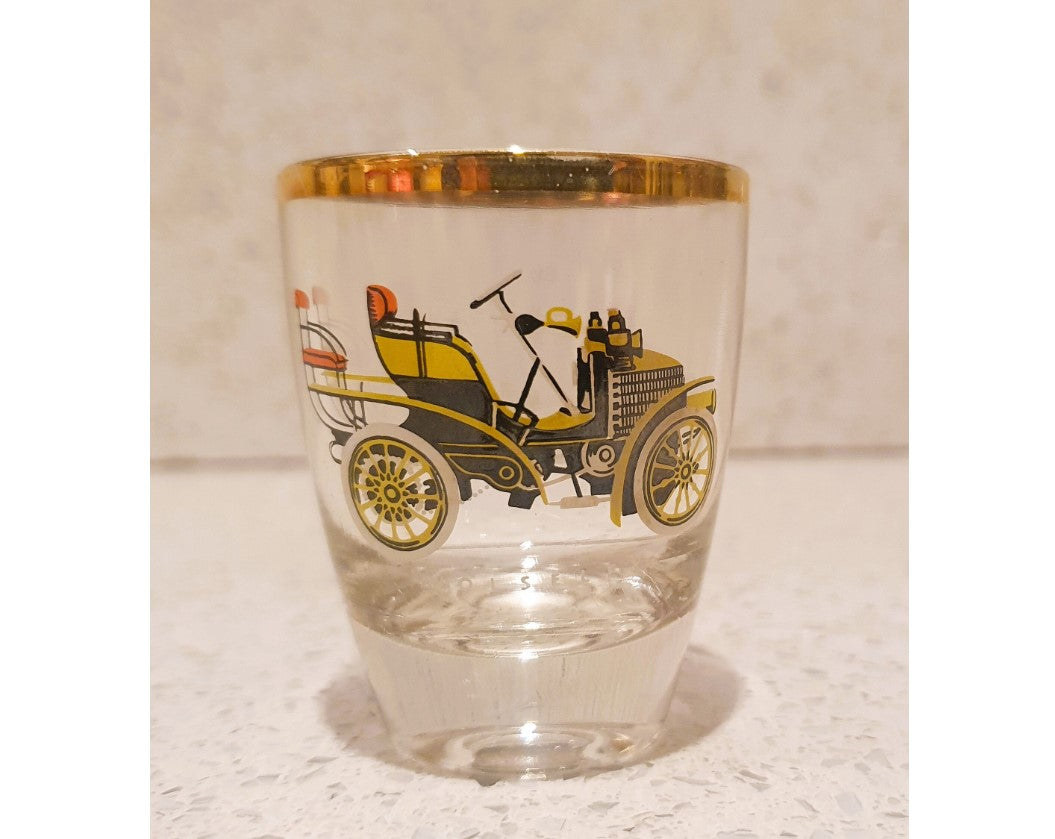 Mid century, Vintage Glasses, Vintage Shorts, Shots Glasses, Immaculate condition, boxed, original vintage packaging
