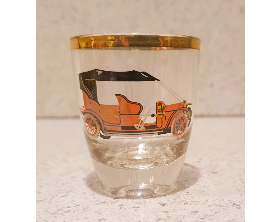 Mid century, Vintage Glasses, Vintage Shorts, Shots Glasses, Immaculate condition, boxed, original vintage packaging