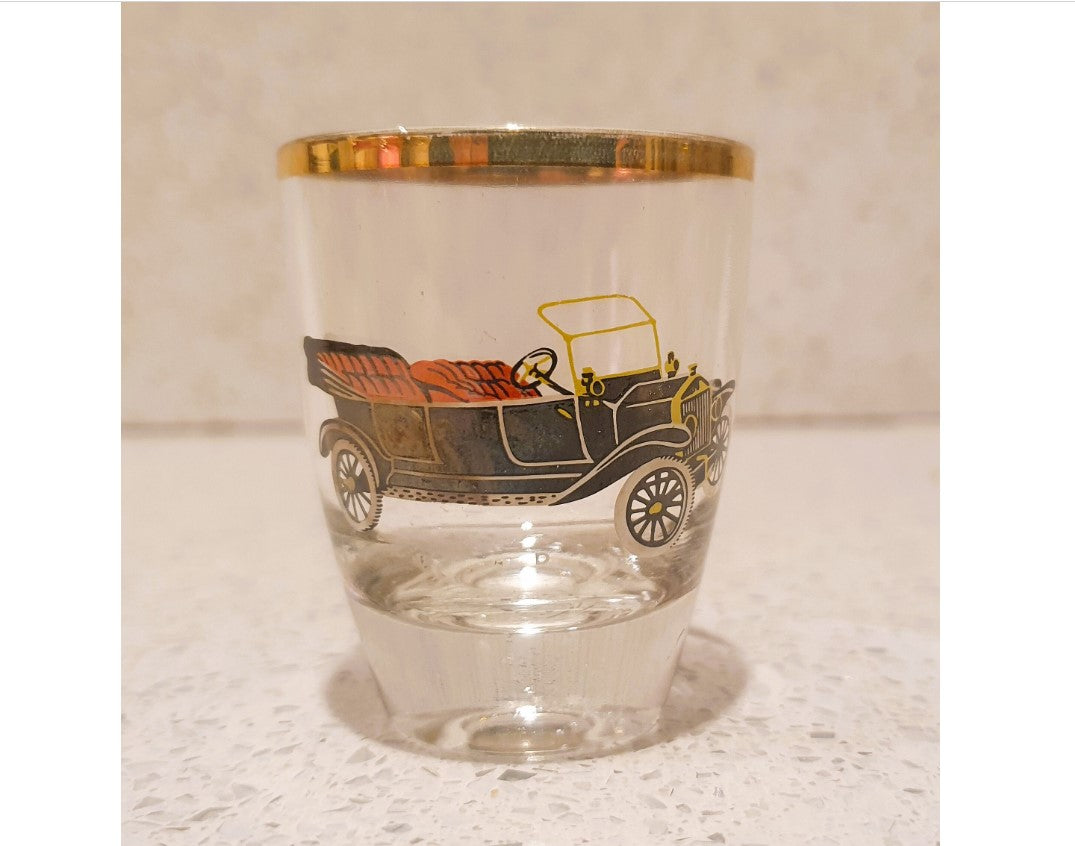 Mid century, Vintage Glasses, Vintage Shorts, Shots Glasses, Immaculate condition, boxed, original vintage packaging