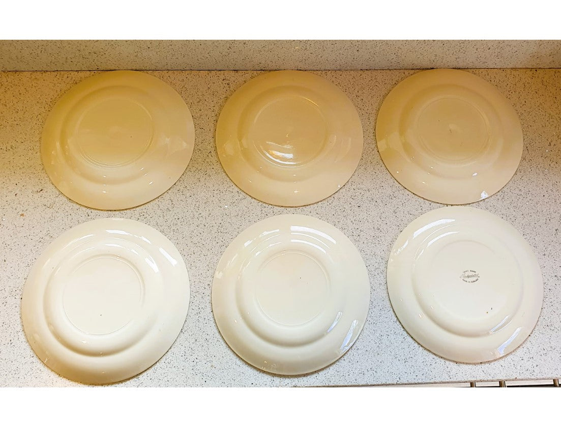 Art Deco, Tams Ware, Dinner Plates, 10 inch, 1930's, Original, English Earthenware