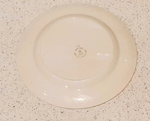 Vintage, Children's Dinner Plates, Lord Nelson Pottery England, Alphabet, Rabbits, Cute, Quirky