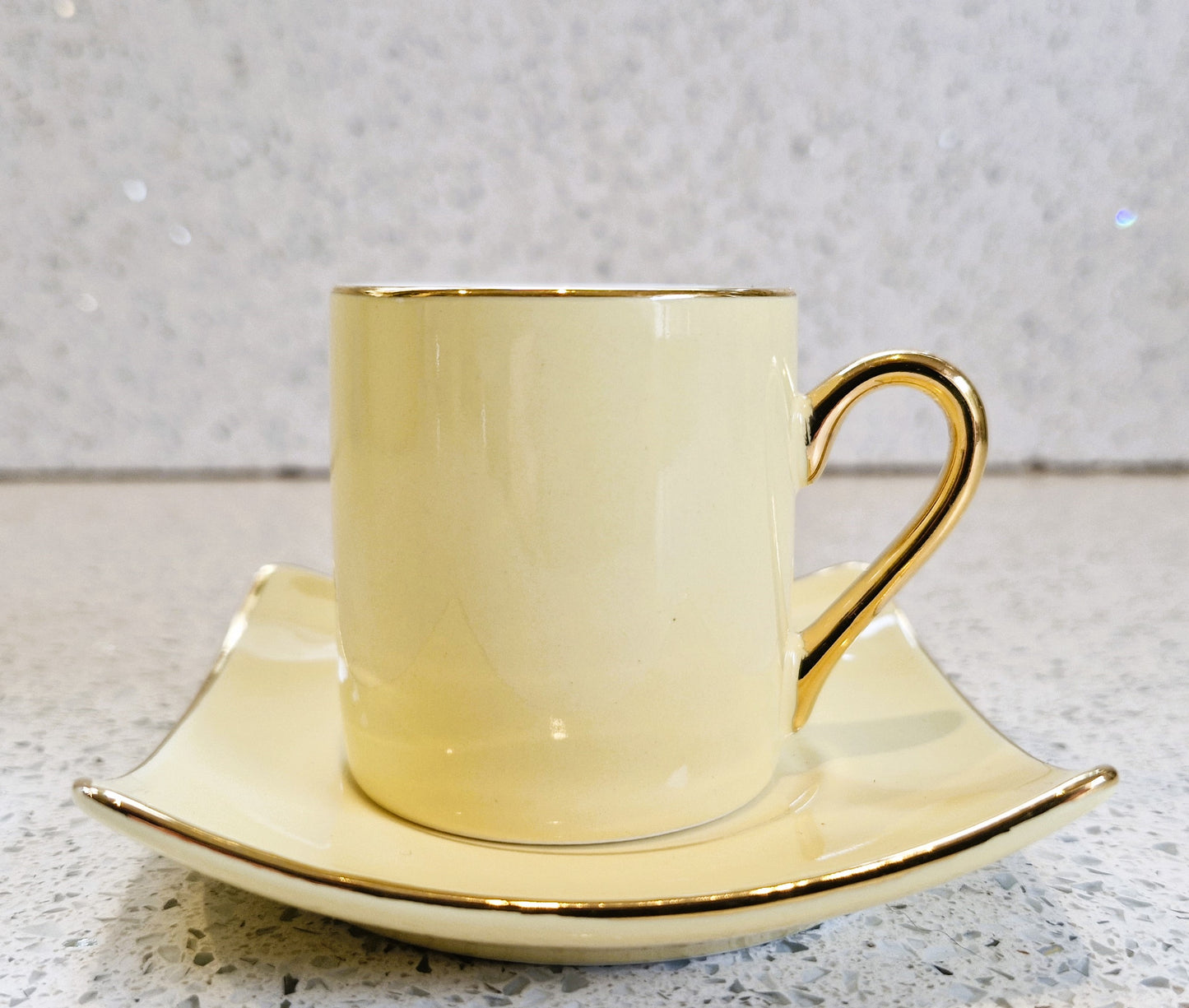 Silea Espresso Cup and Saucer, Harlequin