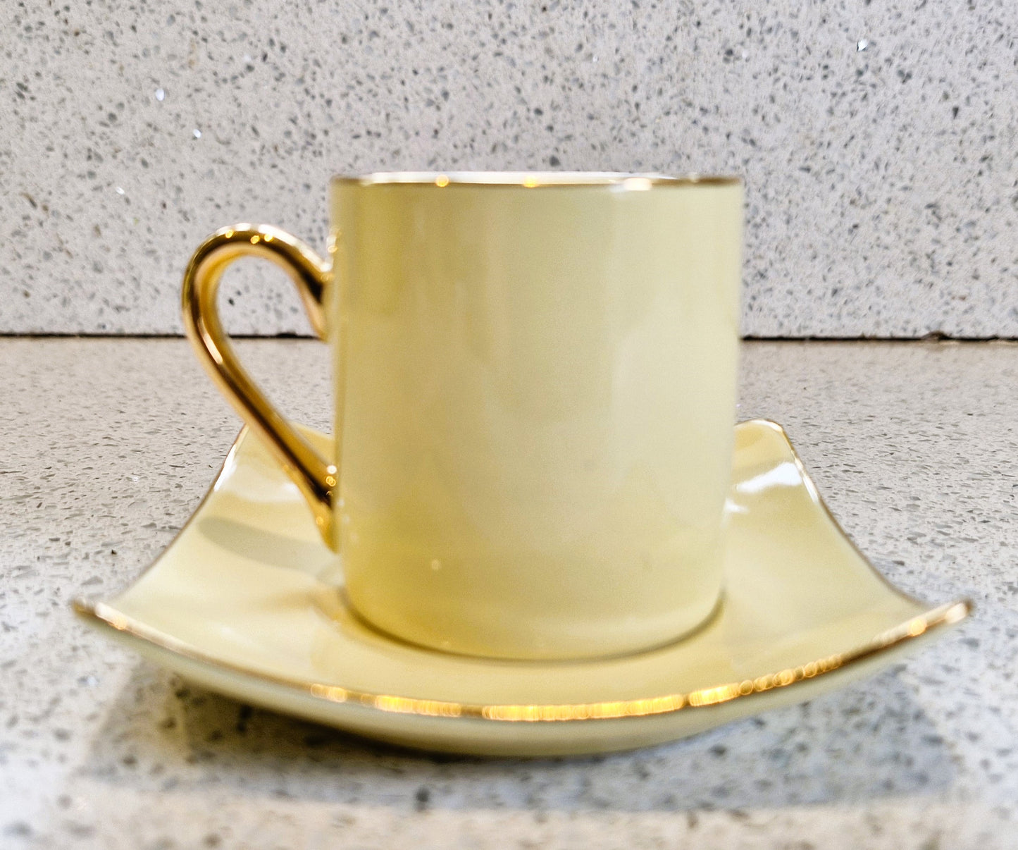 Silea Espresso Cup and Saucer, Harlequin