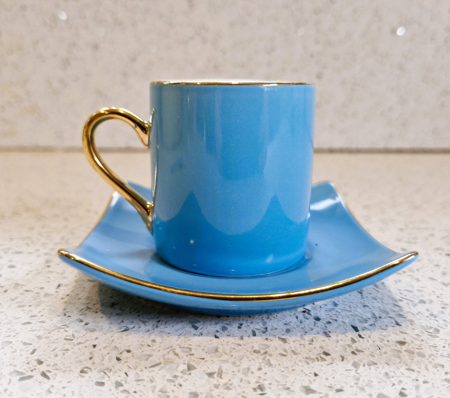 Silea Espresso cup and Saucer, Blue