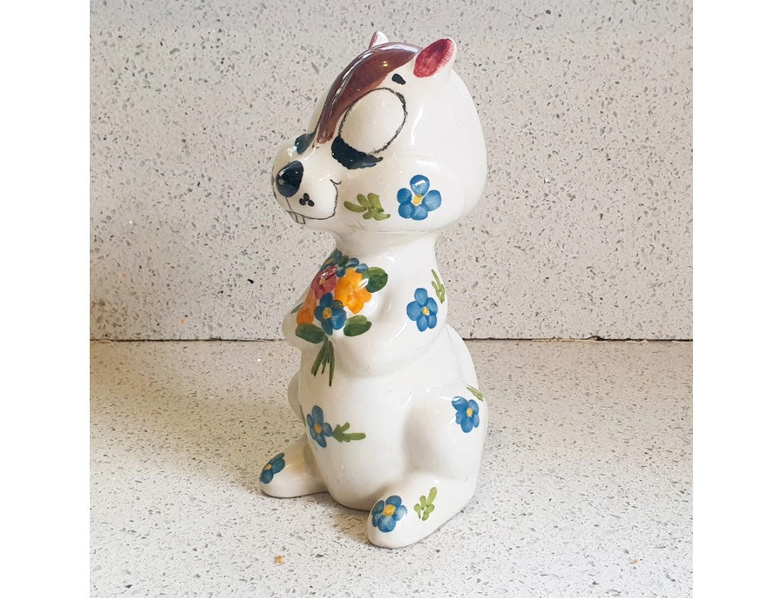 Vintage, Quadrifoglio, Chipmunk, Squirrel, Money Box, Kitsch, Quirky, 60s, piggy bank, Quirky, Vintage,