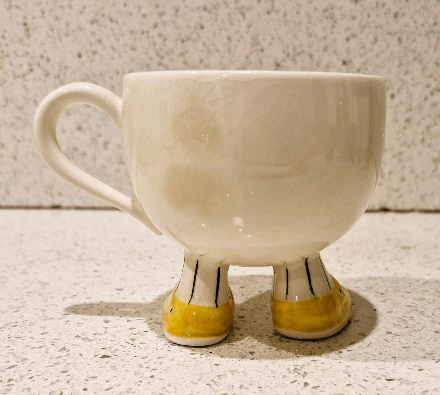 Vintage, carltonware Walking Cp, yellow