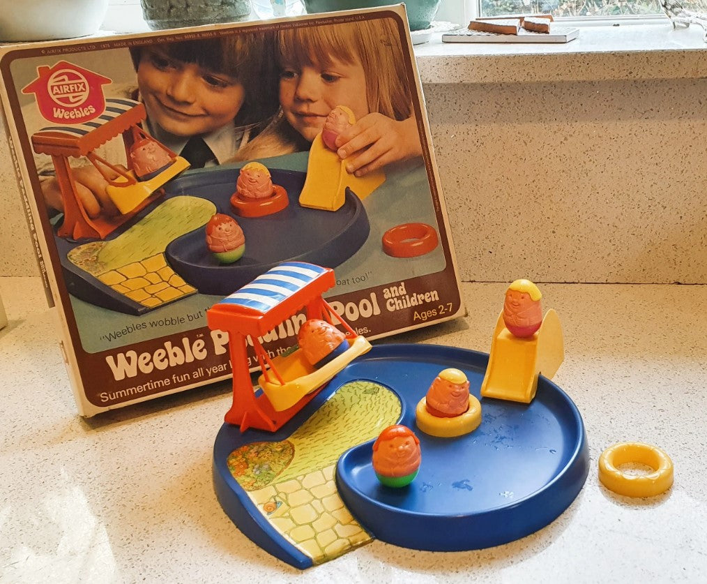 Weebles Paddling Pool, Weebles, Airfix Weebles, 70s Weebles, Children, 'Weebles wobble but they don't fall down', 1970s Toys, Iconic