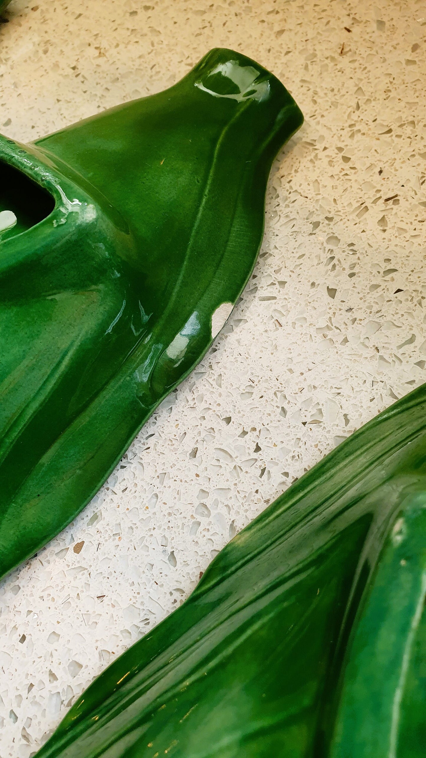 Majolica Sweetcorn Dishes, Sweetcorn Dishes, Green and Yellow, Majolica