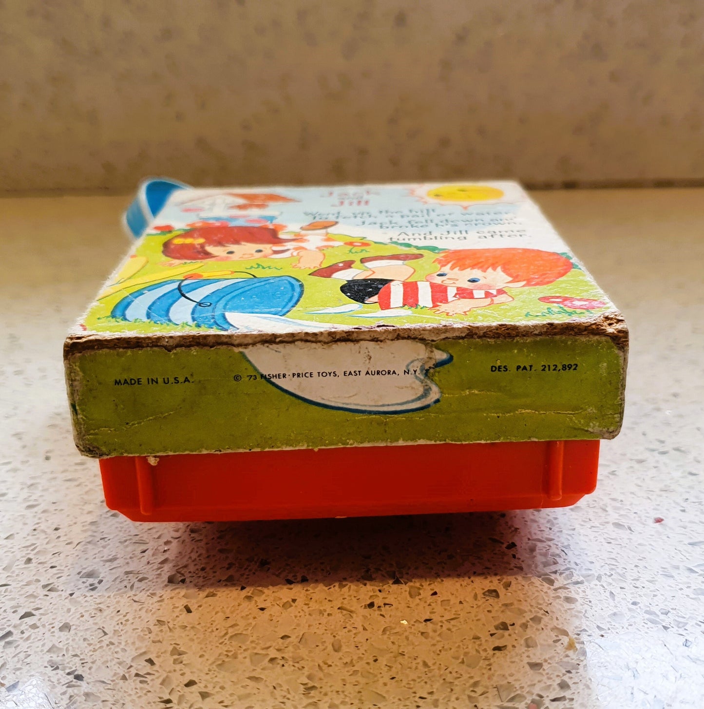 70s Fisher-Price Radio, Jack and Jill, 70s, Music Box, wind up, Fisher Price radio, Fisher Price Music Box