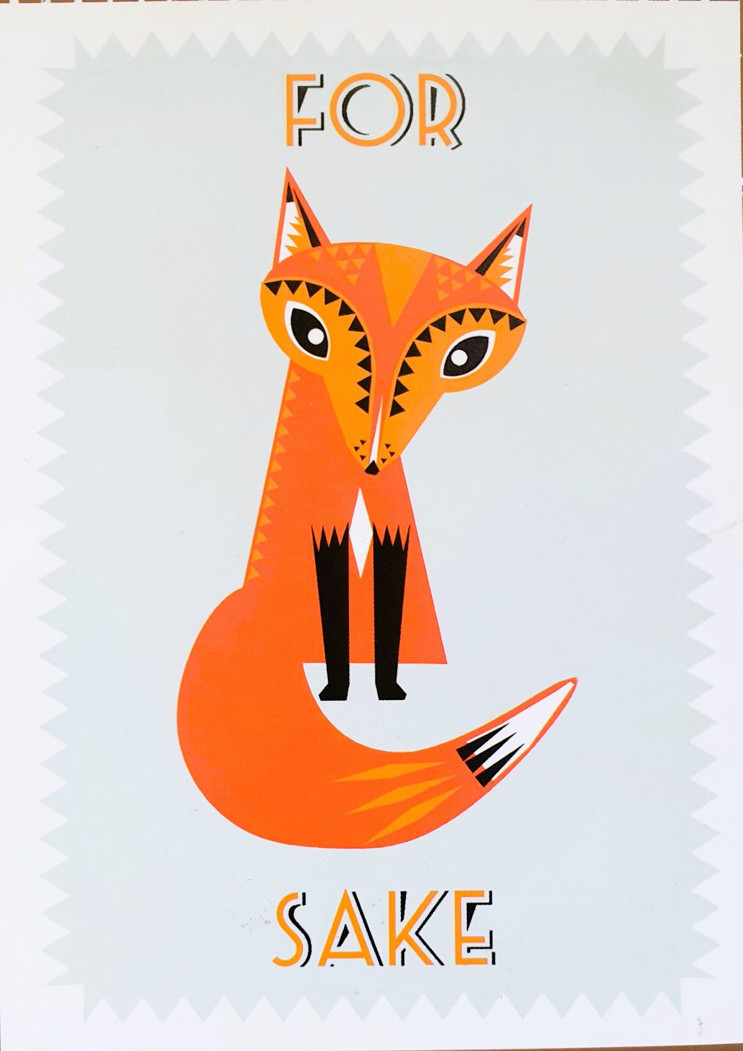 For Fox Sake Tea Towel, Rude, Cheeky, Fun, Design, NEW, in Packaging, Fox, Tea towel
