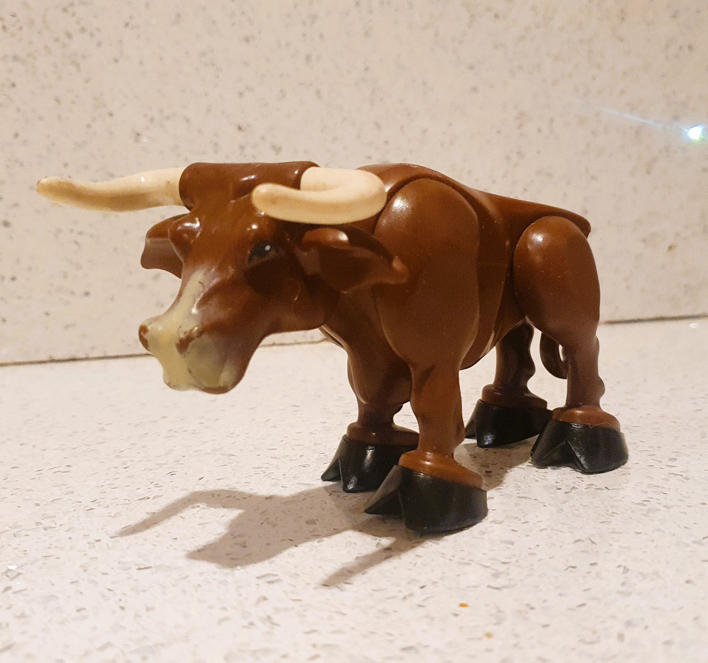 Fisher-Price Animals, Vintage Fisher-Price, Fisher Price, Long Horned Cow, Bull, Safari, Fisher Price Animals, 70s, 80s