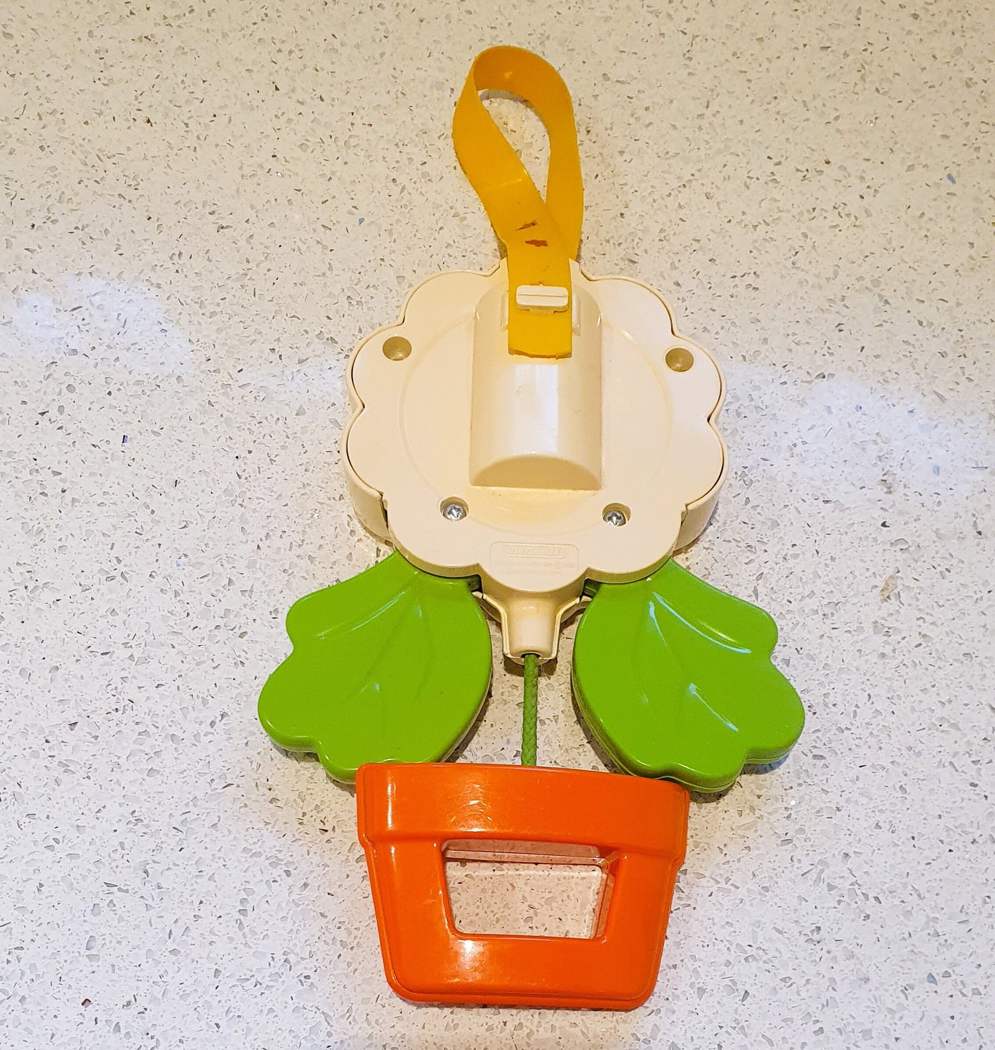 Lazy Daisy, Flower Pot, Cot Toy, Crib Toy, Baby, 80s Toy, baby, infant, bedroom, Matchbox, Vintage Toy, 1983, Large, 10 inches