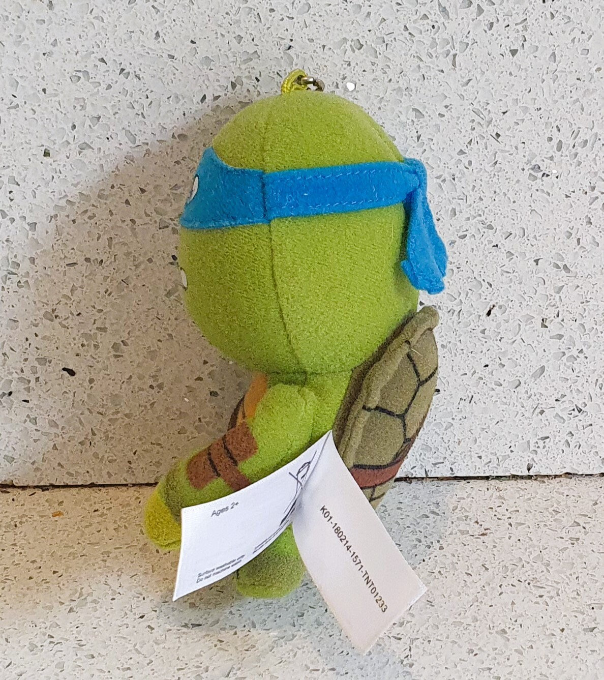 LEONADO - Teenage Mutant Ninja Turtles, Keyring, soft toy, Plush, Bag Charm Bag Clip