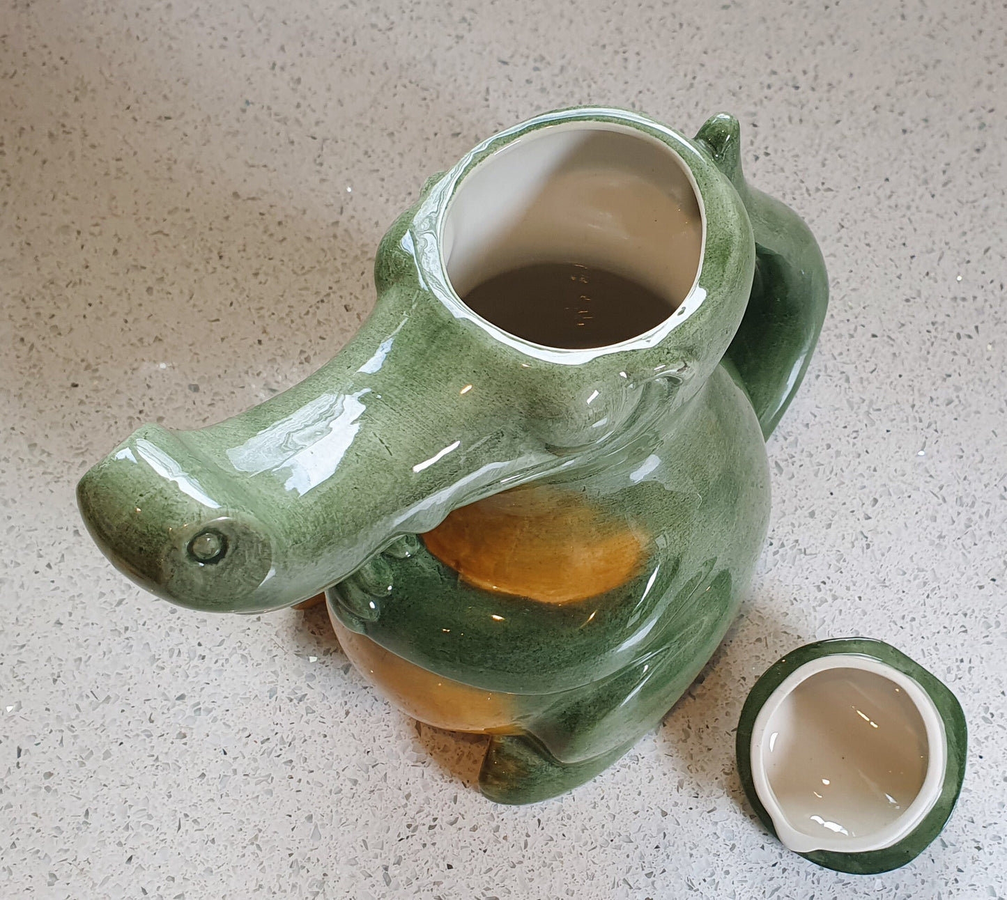 Vintage. Carlton Ware, Crocodile, Alligator, Teapot, Carlton Ware Pottery, Vintage Pottery, Carlton Ware - Pottery Teapot - MINT CONDITION