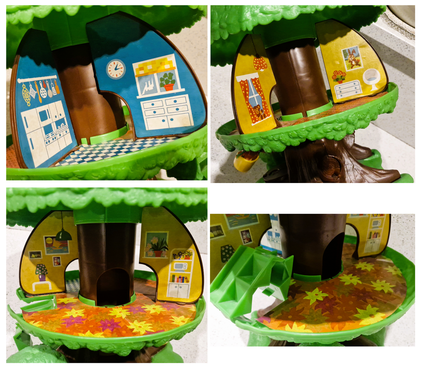 Vintage 1970s Palitoy Discovery Time Pop Up Tree House with Characters & Car - Boxed, Tree tots, Pop Up Tree House, 70s, 80s, Vintage Toys