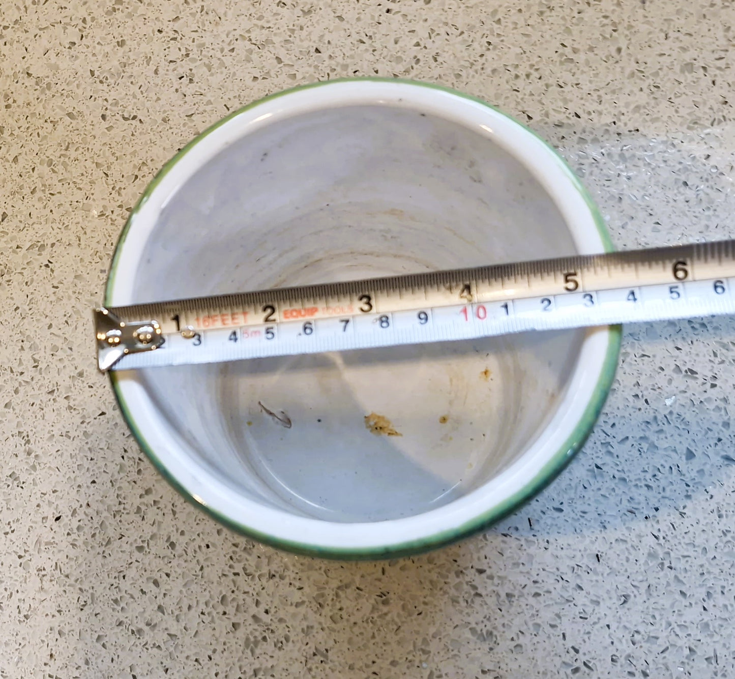 Vintage Italian Plant pot,  Indoor planter, Hand Painted, Mediteranian, Lava, Hand Made