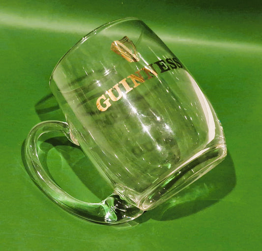 ORIGINAL, Guinness Half Pint Glasses, Vintage, 1968, Guinness Half Pint Glass, Gold Harp, Guinness, tankard, Half pint glass, 60s, Guinness Glass, Excellent Condition, RARE