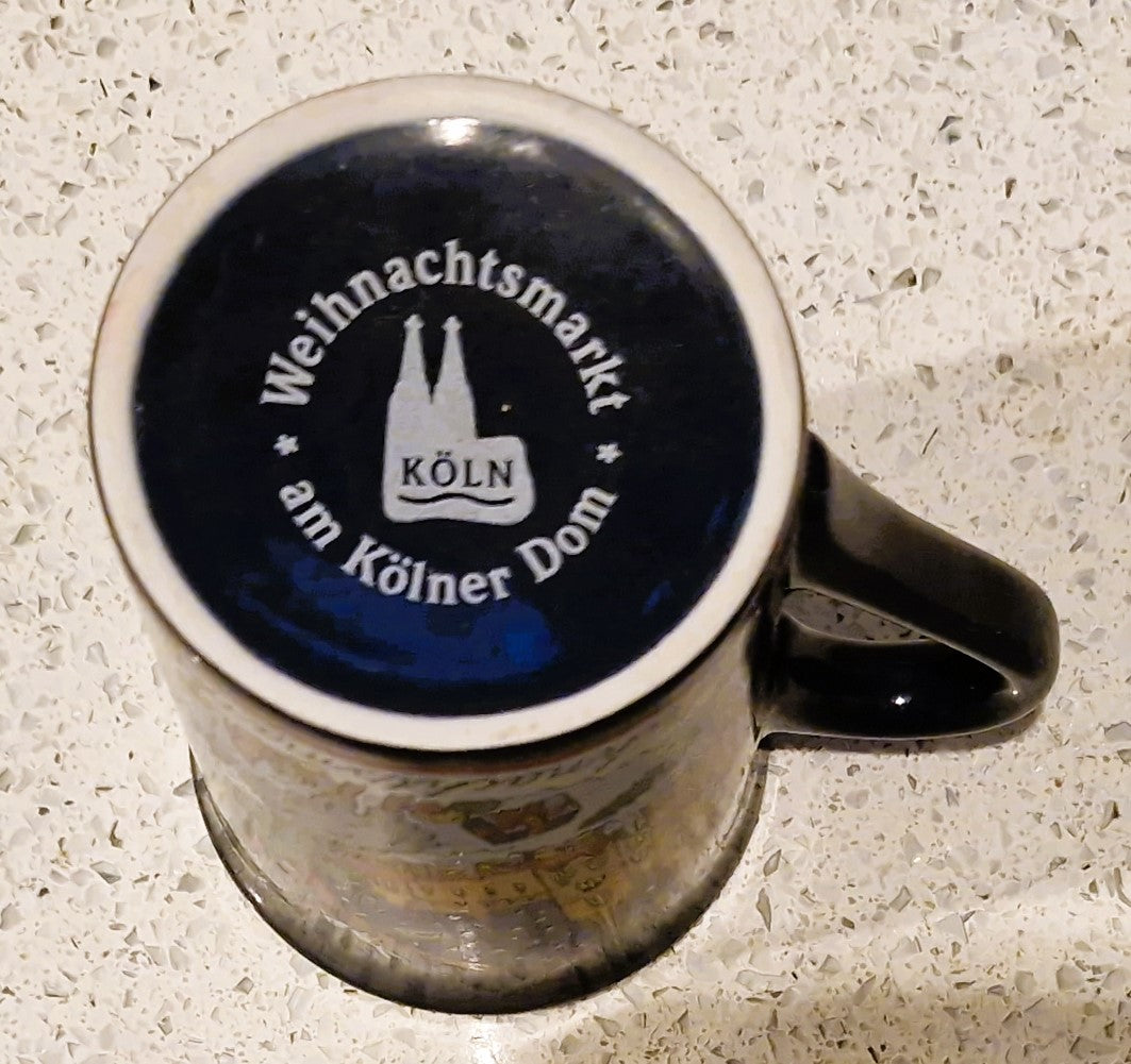 German Christmas Market, Gluhwein Mug, Christkindlesmarkt, Noel, Weihnachtsmarkt, 2002