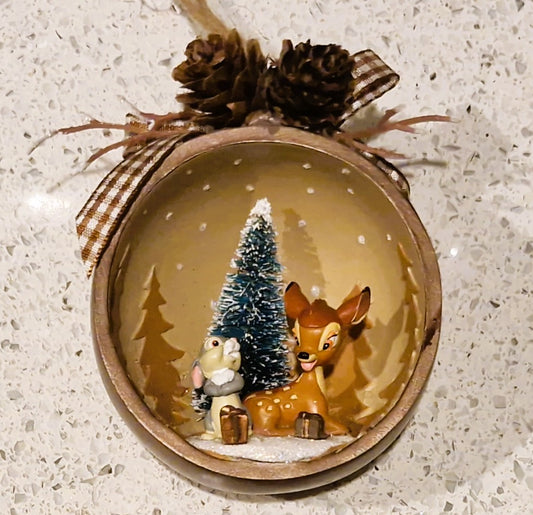 Disney Bambi and Thumper Christmas tree decoration/ornament: Bambi, Thumper, Disney, Christmas Tree Ornament, Rare
