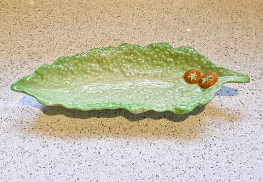 Carltonware Lettuce Leaf Plates, Cabbage Leaf plates, Saladware, Salad ware, Salad plates, Carltonware, Mid century, Lettuce, Cabbage
