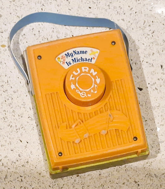 70s, Fisher-Price Radio,My Name is Michael, Micheal, Fisher Price radio, Fisher Price Music Box