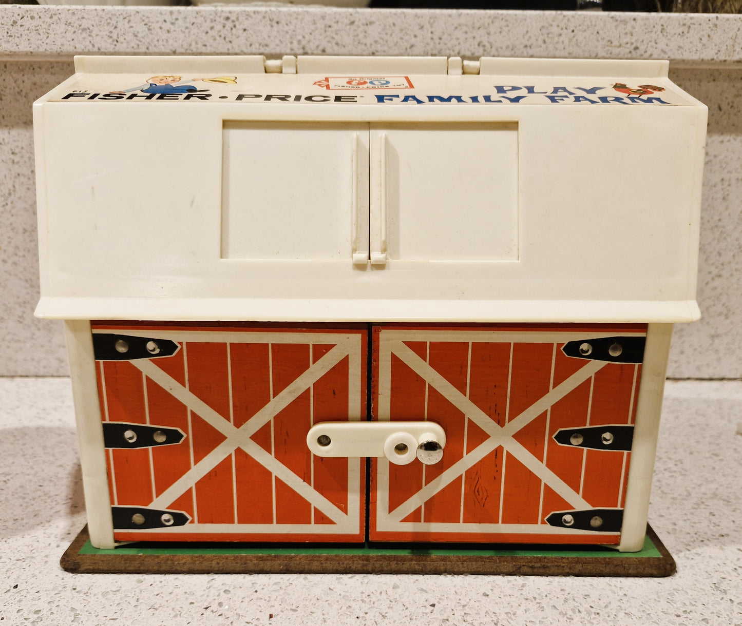 Vintage, Fisher-Price Farm, 70s, Original, Silo, Complete, 1st Edition, Fisher Price Play Family Farm, Fisher-Price Play Family Farm