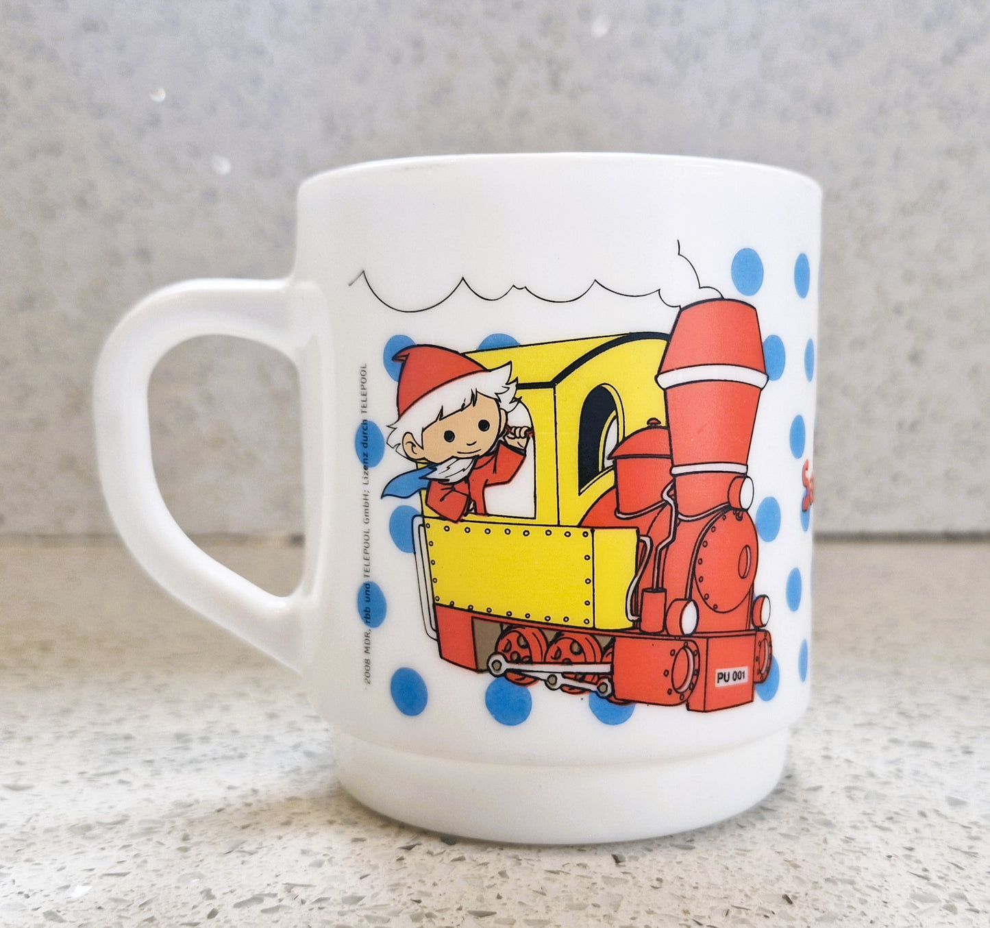 Retro Vintage Xmas Mug, Colourful and cute, Christmas, Kids, Gift, Stocking filler