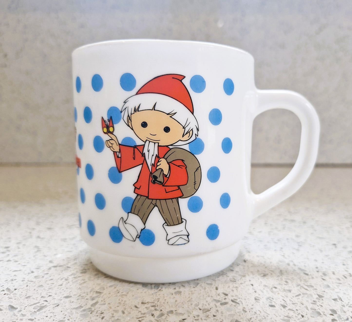 Retro Vintage Xmas Mug, Colourful and cute, Christmas, Kids, Gift, Stocking filler