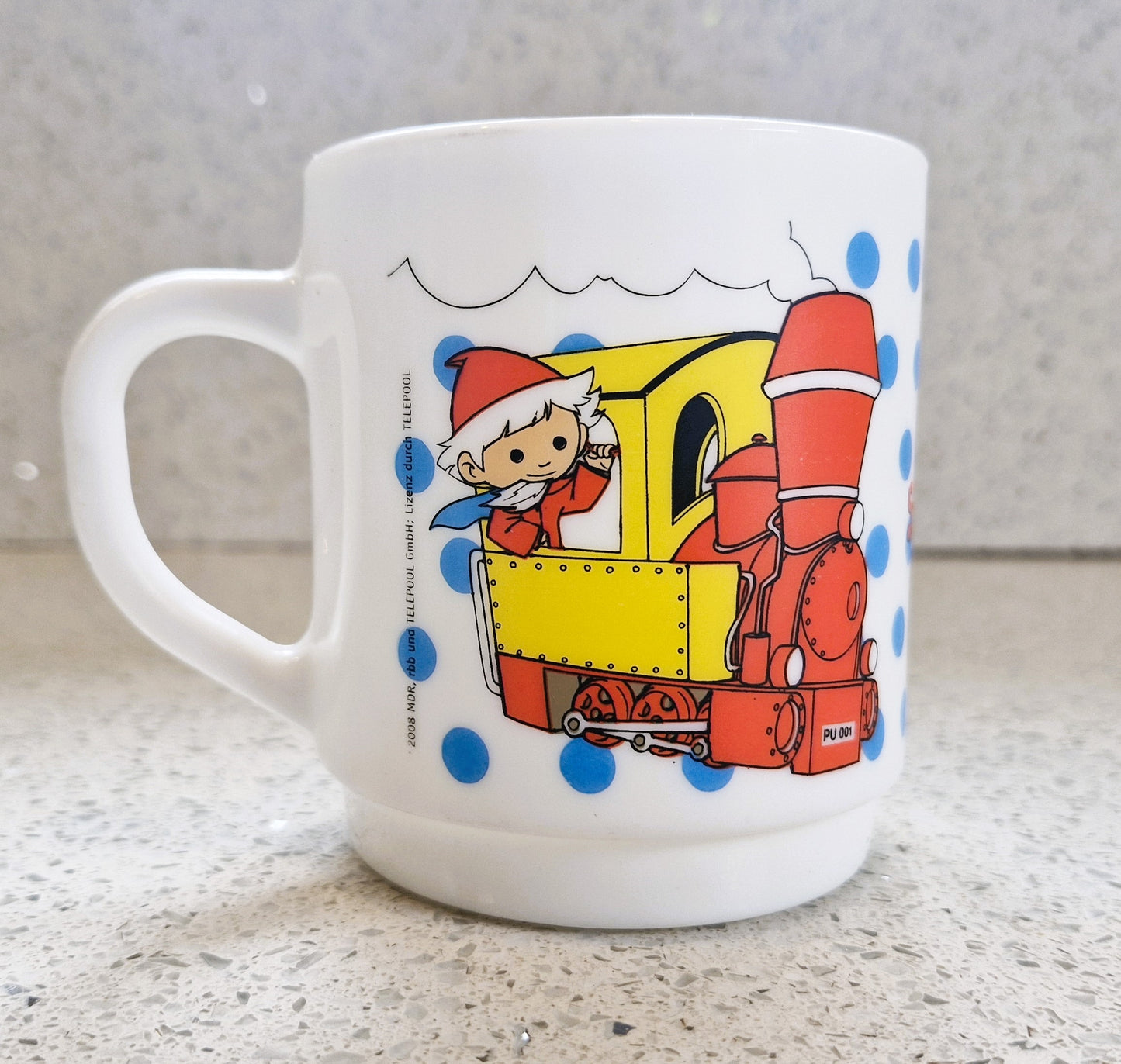 Retro Vintage Xmas Mug, Colourful and cute, Christmas, Kids, Gift, Stocking filler