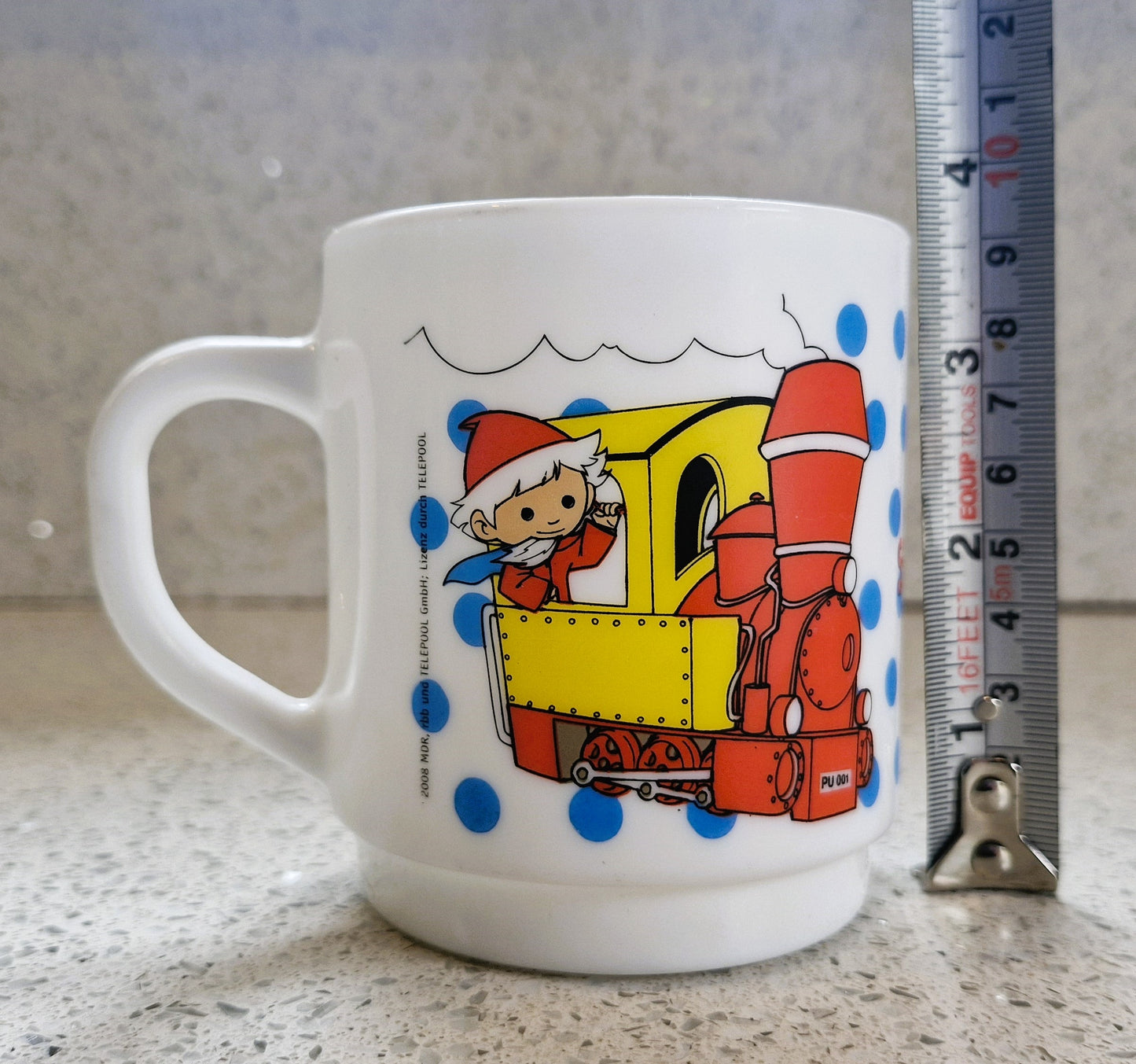 Retro Vintage Xmas Mug, Colourful and cute, Christmas, Kids, Gift, Stocking filler