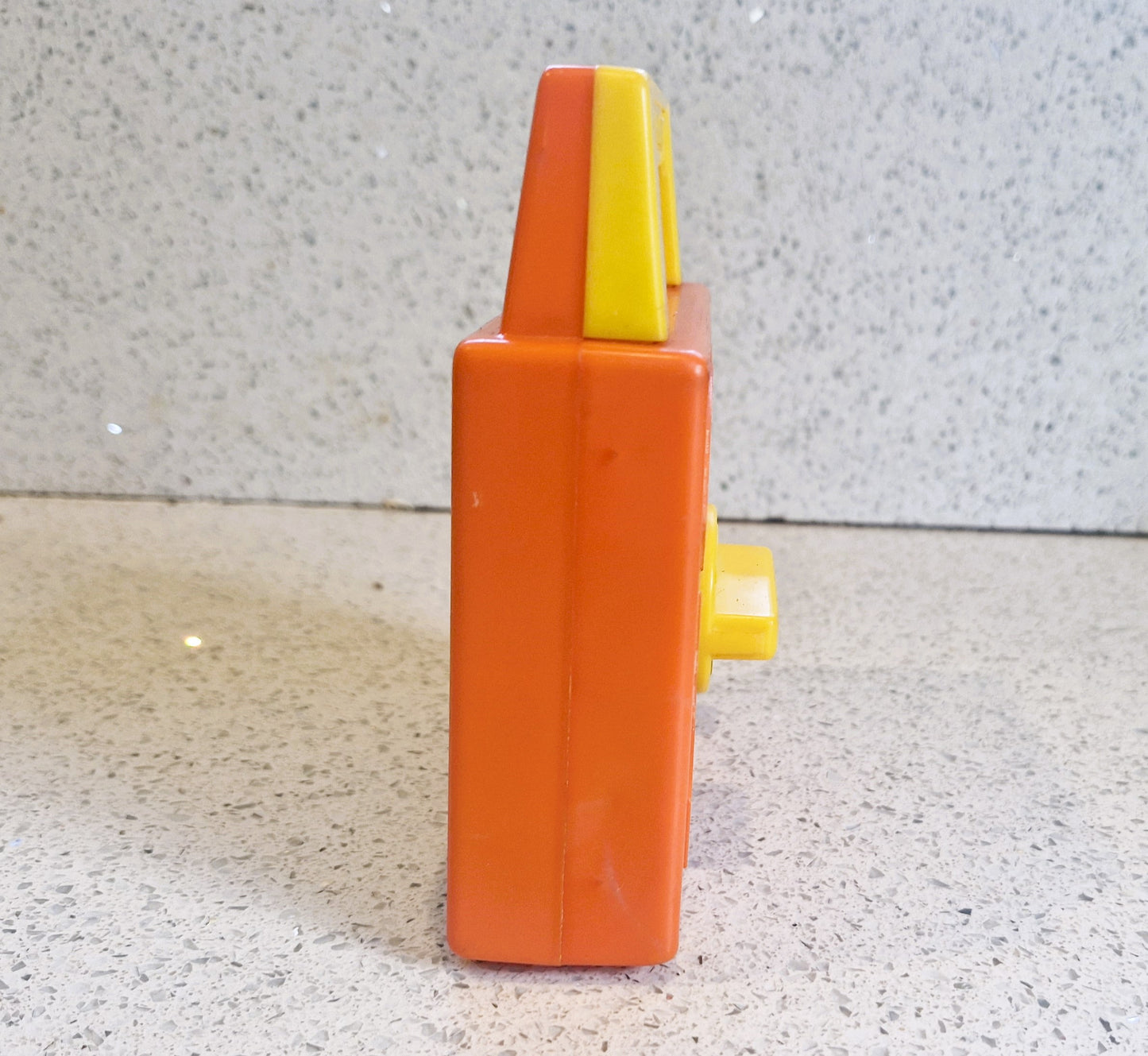 Vintage Fisher Price Wind-Up Radio: Doggy in the Window, 80s Toy