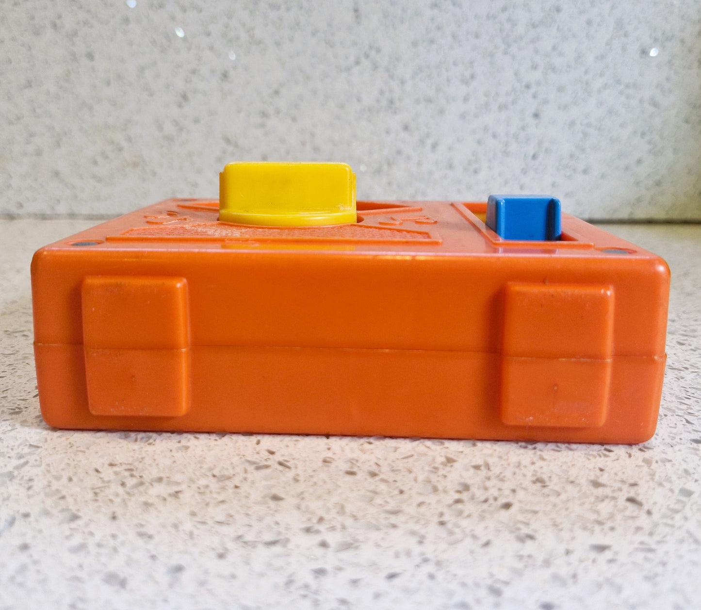 Vintage Fisher Price Wind-Up Radio: Doggy in the Window, 80s Toy