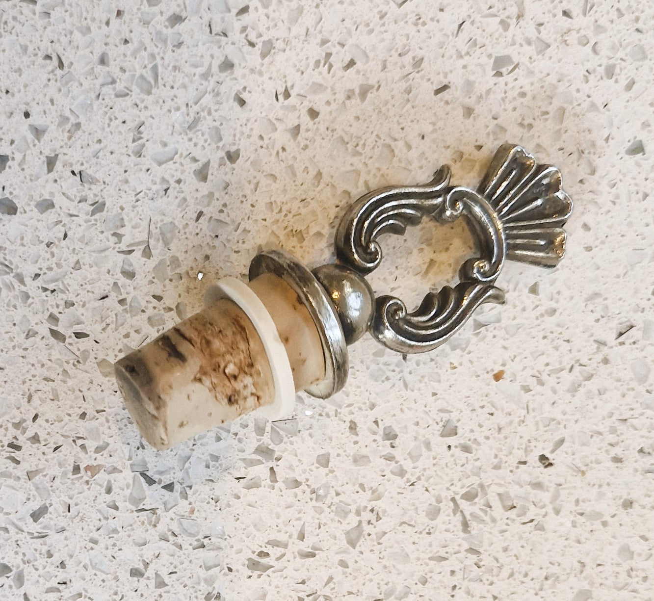 Vintage Italian Wine Decanters: Art Deco Silver Pewter