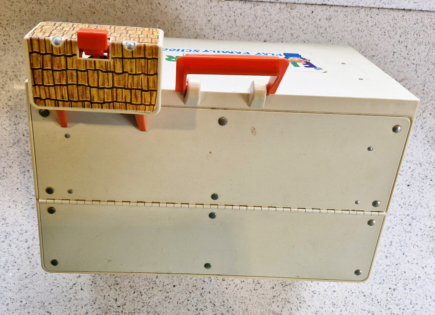 Fisher-Price  Play Family School,  Fisher Price School House, COMPLETE, Fisher-Price Little People, 70s, Fisher-Price