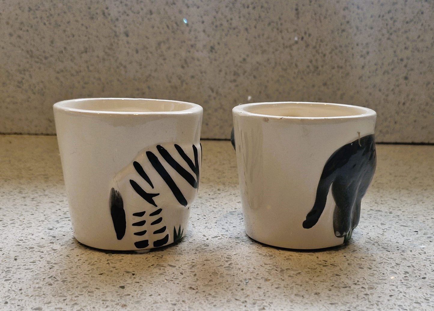 Animal Head Mugs: Quirky Zebra or Elephant Planter