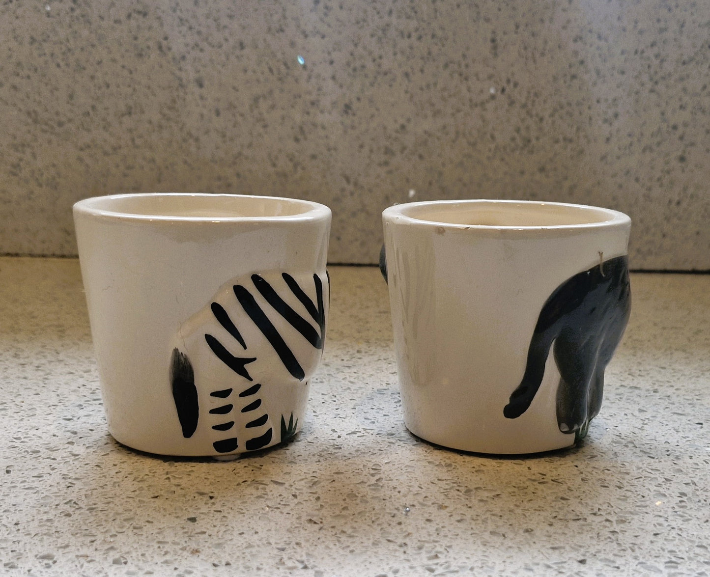 Animal Head Mugs: Quirky Zebra or Elephant Planter