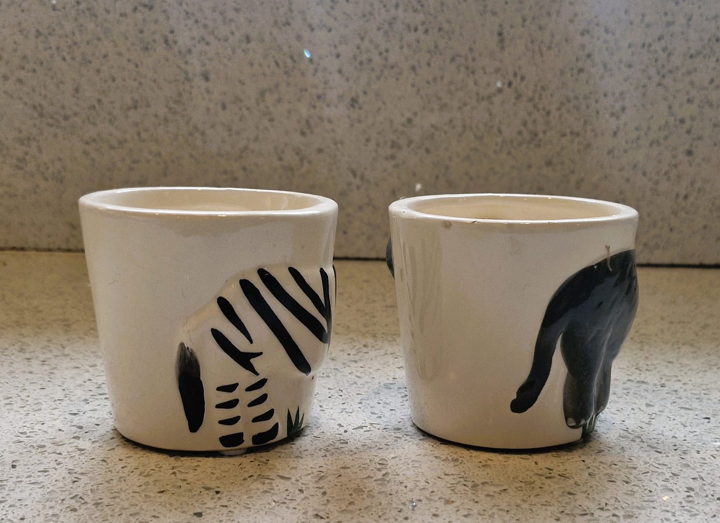 Animal Head Mugs: Quirky Zebra or Elephant Planter