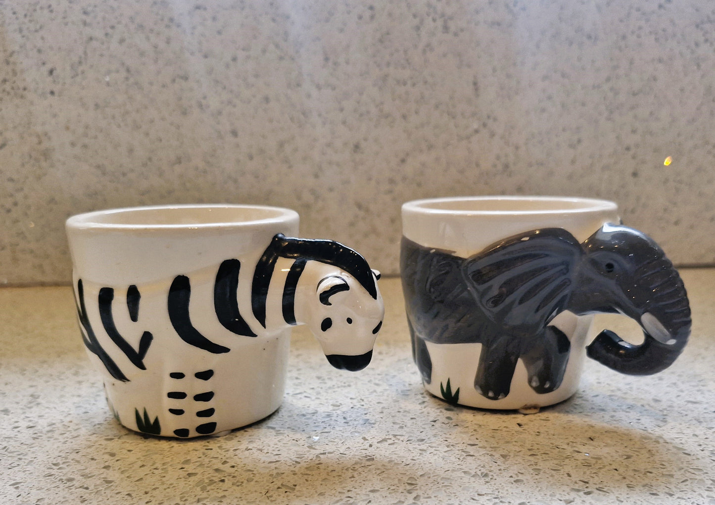 Animal Head Mugs: Quirky Zebra or Elephant Planter