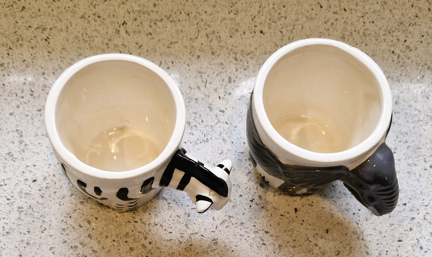 Animal Head Mugs: Quirky Zebra or Elephant Planter