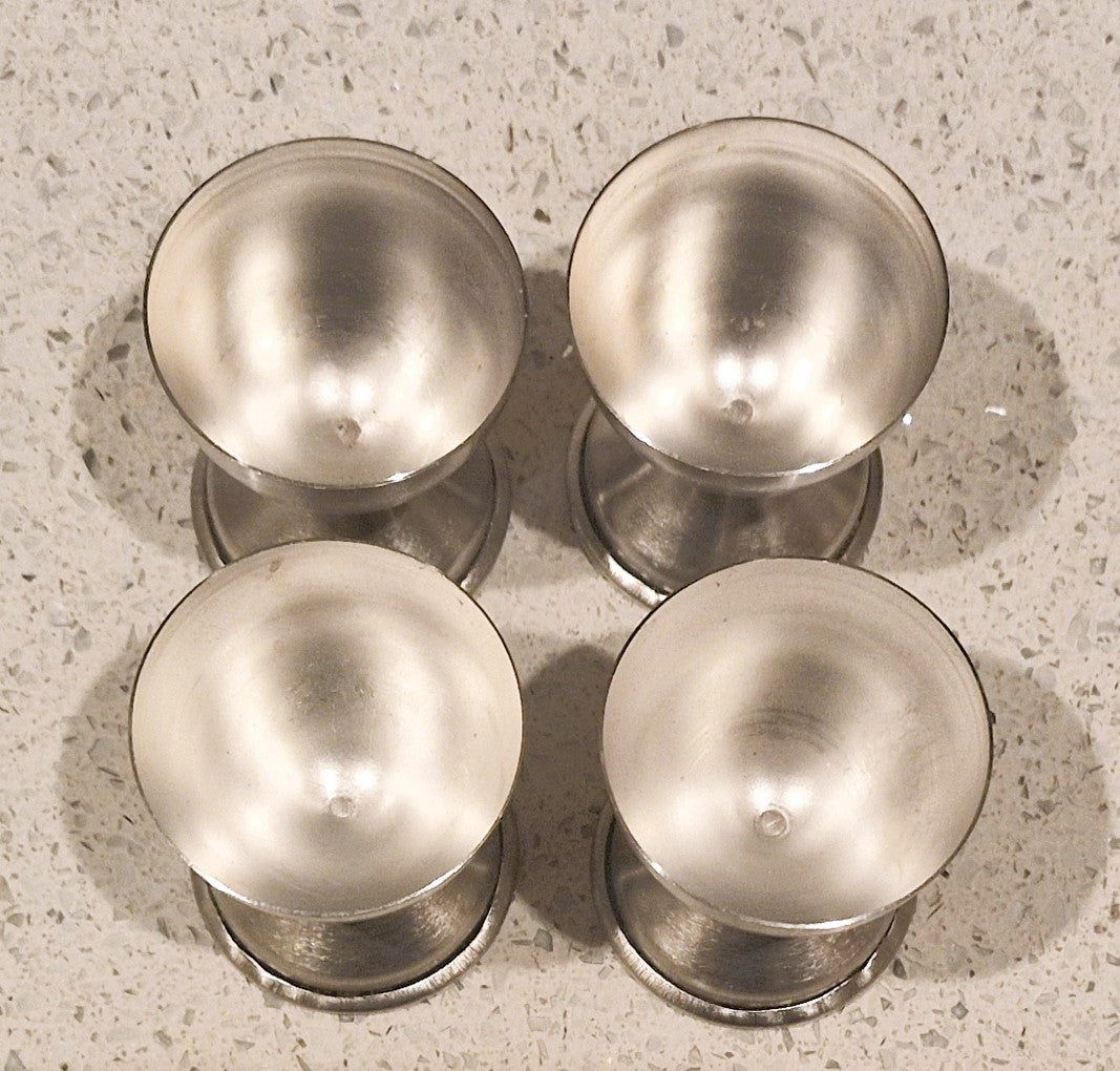 Vintage Stainless steel Egg Cups