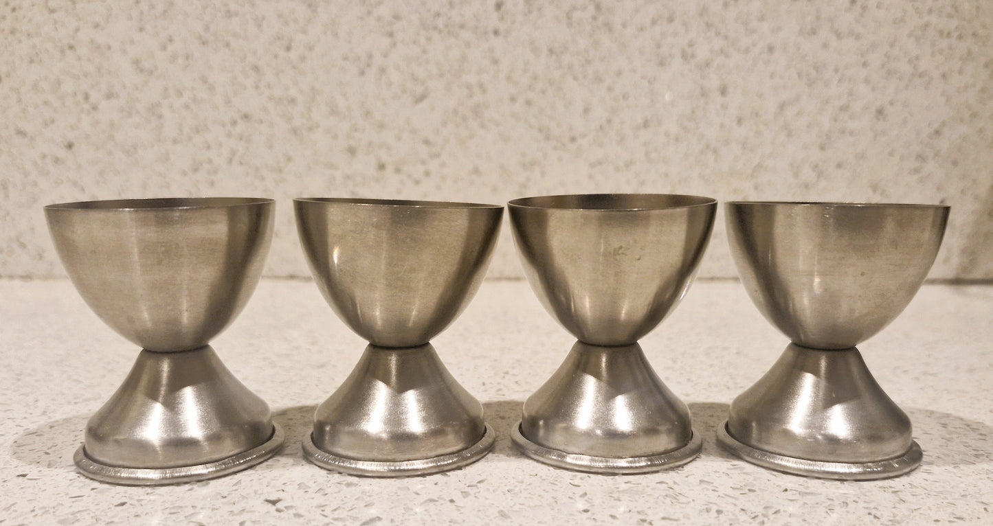 Vintage Stainless steel Egg Cups
