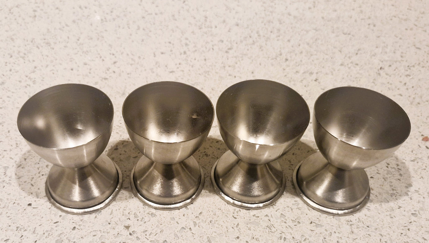 Vintage Stainless steel Egg Cups