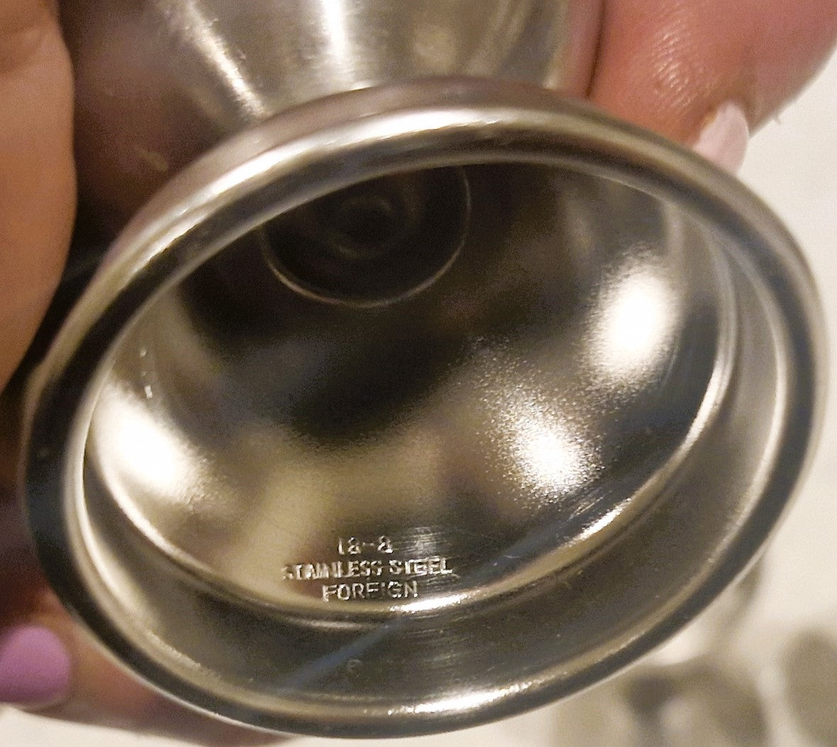 Vintage Stainless steel Egg Cups