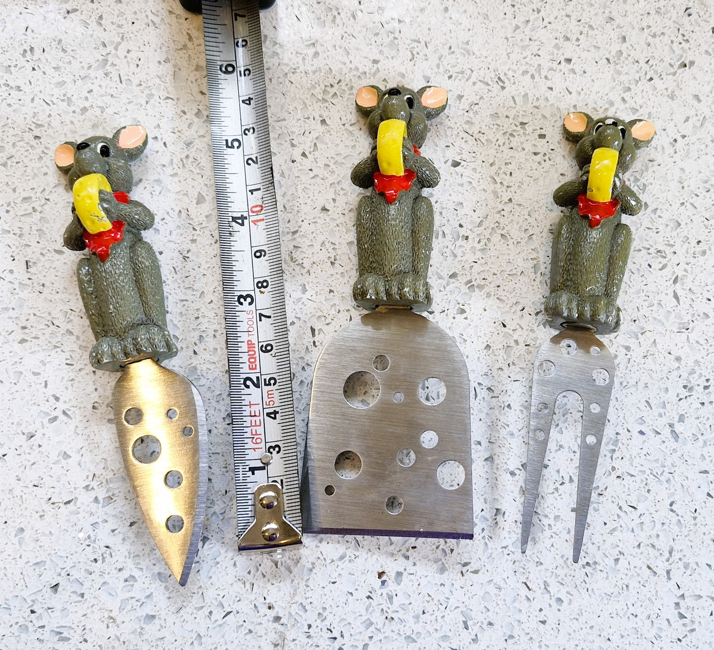 Sagaform Cheese Knife Set, Cheese Knives, Mice, Mouse, Vintage